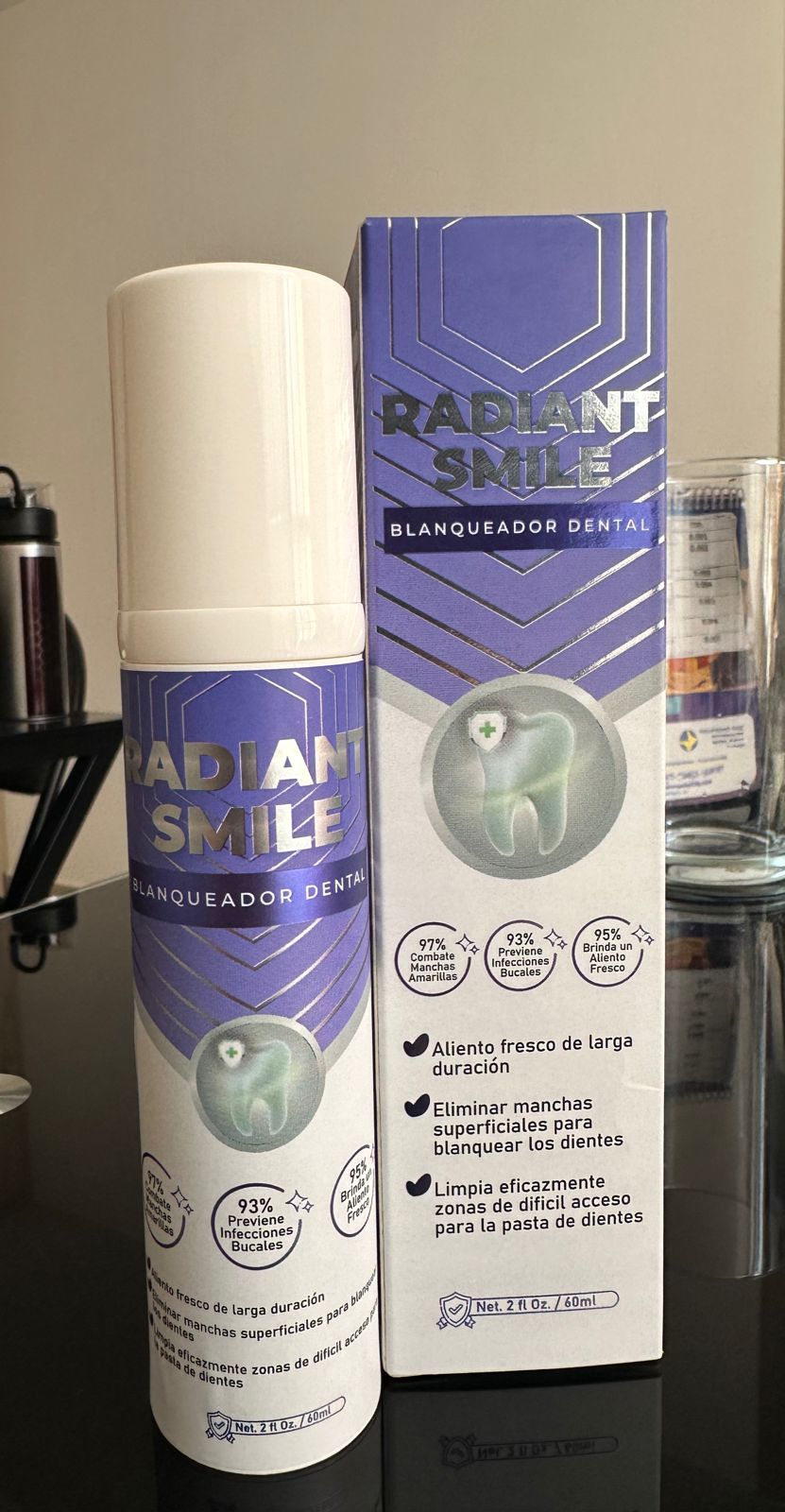 RADIANT SMILE-CREMA BLANQUEADORA DENTAL